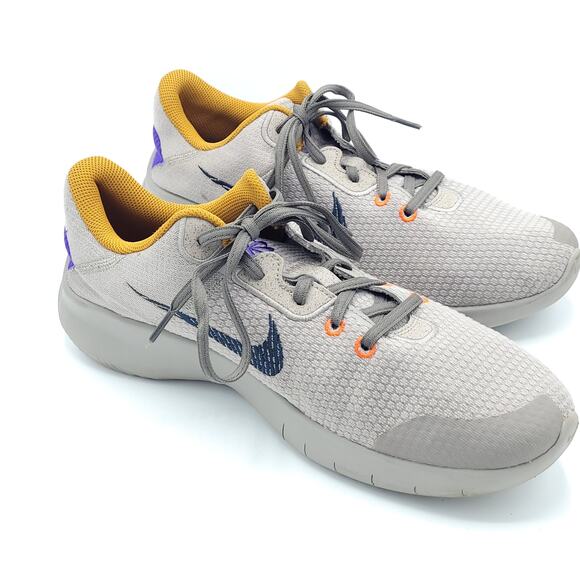 Nike Flex Experience Run 11 Next Nature gray purple yellow men's size 11 - Picture 3 of 9